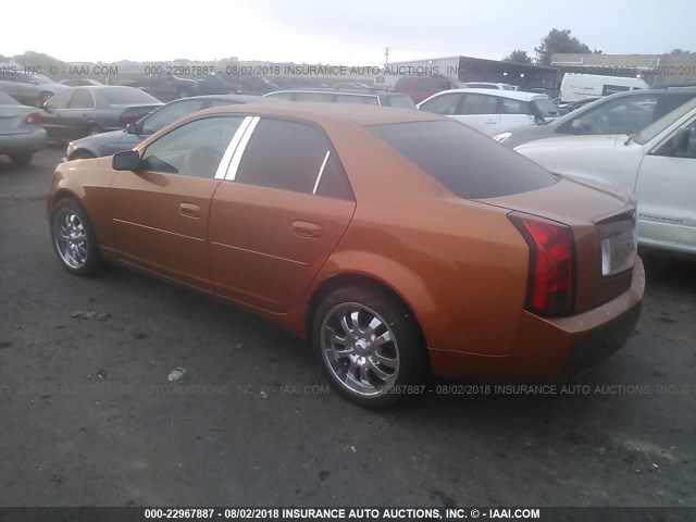 1G6DM57N830147307 - 2003 CADILLAC CTS ORANGE photo 3