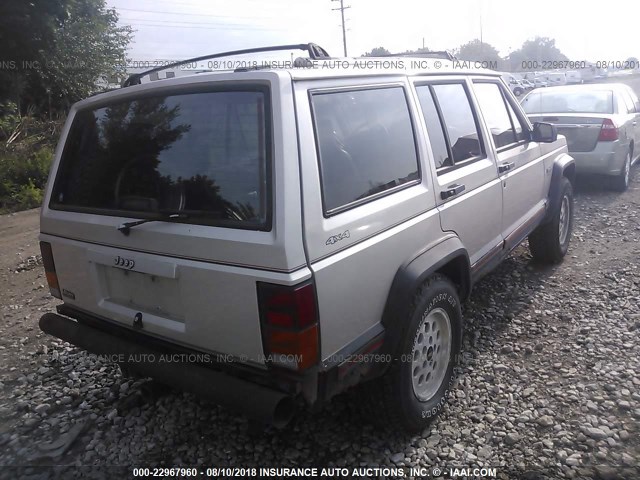 1J4FJ68S6TL122357 - 1996 JEEP CHEROKEE SPORT/CLASSIC TAN photo 4