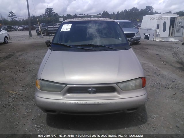 2FMZA5149WBC76392 - 1998 FORD WINDSTAR WAGON TAN photo 6