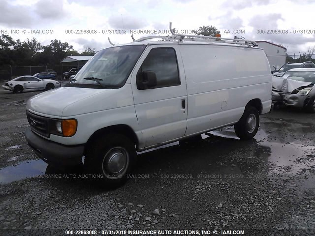 1FTNE24LX6DA26226 - 2006 FORD ECONOLINE E250 VAN WHITE photo 2