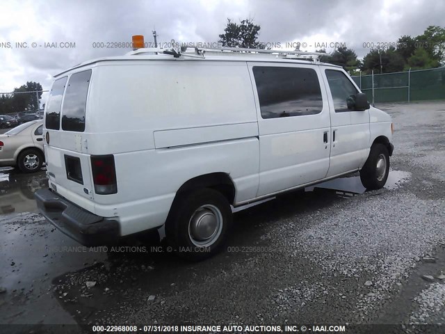 1FTNE24LX6DA26226 - 2006 FORD ECONOLINE E250 VAN WHITE photo 4