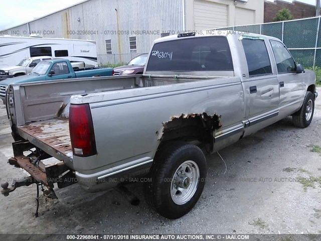 1GTGC23R2YF404535 - 2000 GMC SIERRA C2500 TAN photo 4