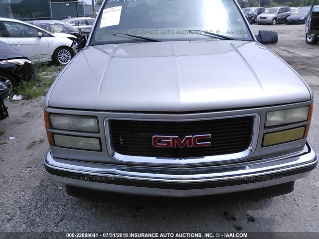 1GTGC23R2YF404535 - 2000 GMC SIERRA C2500 TAN photo 6