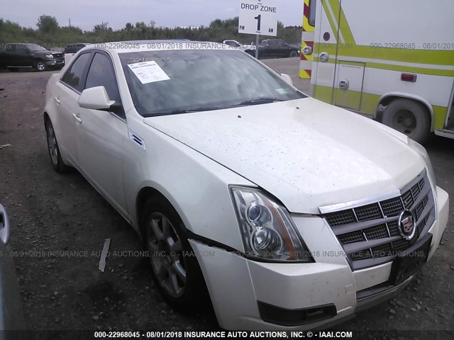 1G6DG577390128908 - 2009 CADILLAC CTS WHITE photo 1