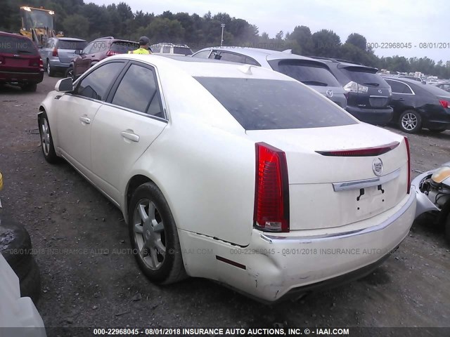 1G6DG577390128908 - 2009 CADILLAC CTS WHITE photo 3