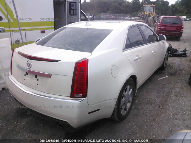 1G6DG577390128908 - 2009 CADILLAC CTS WHITE photo 4