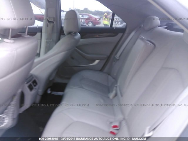 1G6DG577390128908 - 2009 CADILLAC CTS WHITE photo 8