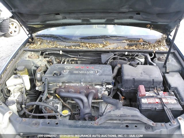 4T1BE32K32U598909 - 2002 TOYOTA CAMRY LE/XLE/SE Yaşıl foto 10