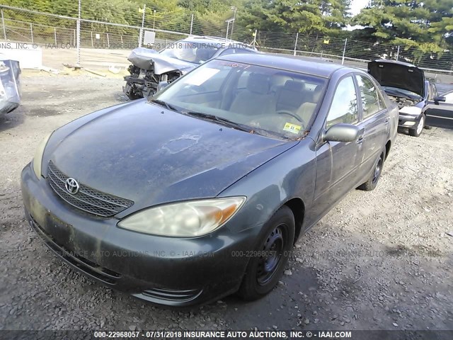 4T1BE32K32U598909 - 2002 TOYOTA CAMRY LE/XLE/SE Yaşıl foto 2