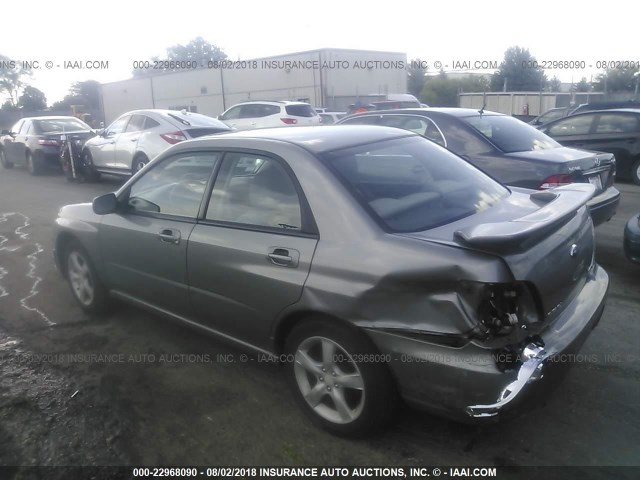 JF1GD67646H518063 - 2006 SUBARU IMPREZA 2.5I GRAY photo 3