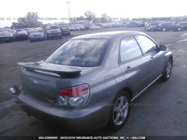 JF1GD67646H518063 - 2006 SUBARU IMPREZA 2.5I GRAY photo 4