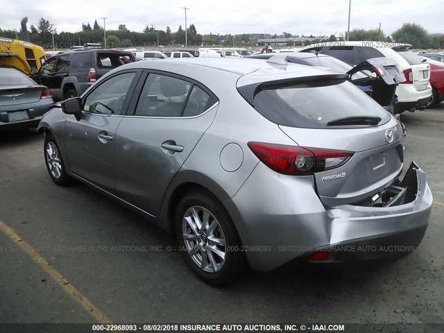 JM1BM1L71F1237305 - 2015 MAZDA 3 TOURING GRAY photo 3