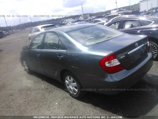 4T1BE32K13U771246 - 2003 TOYOTA CAMRY LE/XLE/SE Yaşıl foto 3