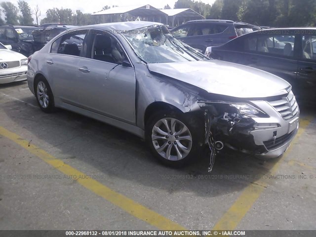 KMHGC4DD0DU241383 - 2013 HYUNDAI GENESIS 3.8L SILVER photo 1