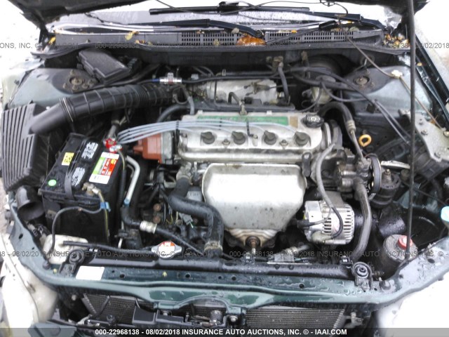 1HGCG6659XA007999 - 1999 HONDA ACCORD LX GREEN photo 10