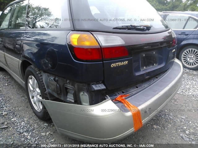 4S3BH675327631745 - 2002 SUBARU LEGACY OUTBACK AWP 蓝色 照片 6