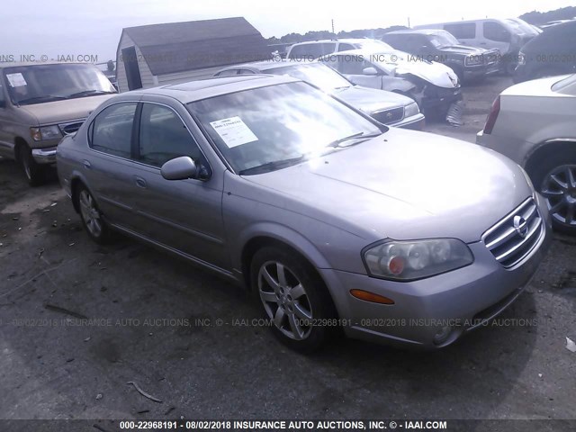 JN1DA31A72T303319 - 2002 NISSAN MAXIMA GLE/SE SILVER photo 1