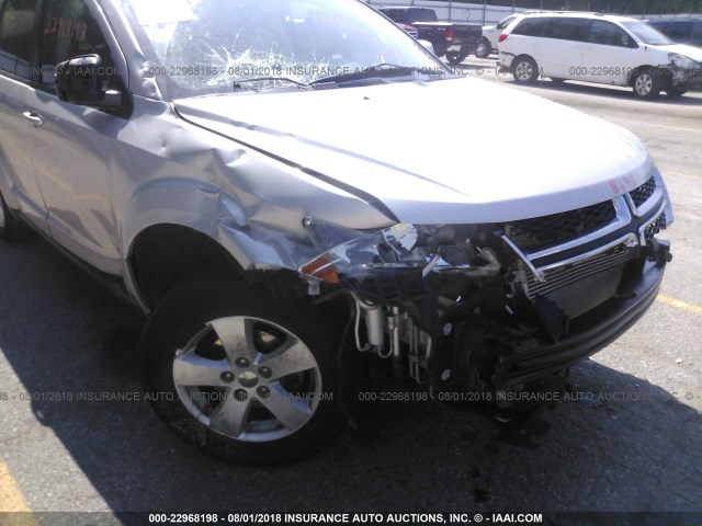 3C4PDCBGXCT164474 - 2012 DODGE JOURNEY SXT SILVER photo 6