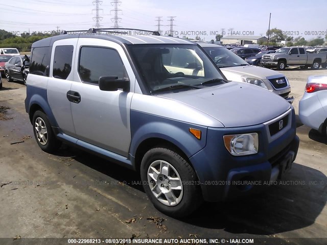 5J6YH18386L001687 - 2006 HONDA ELEMENT LX SILVER photo 1