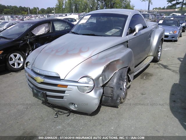 1GCES14H15B118107 - 2005 CHEVROLET SSR SILVER photo 6