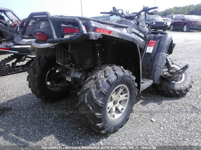 3JBEKLK139J000578 - 2009 CAN-AM OUTLANDER 500 XT BLACK photo 4