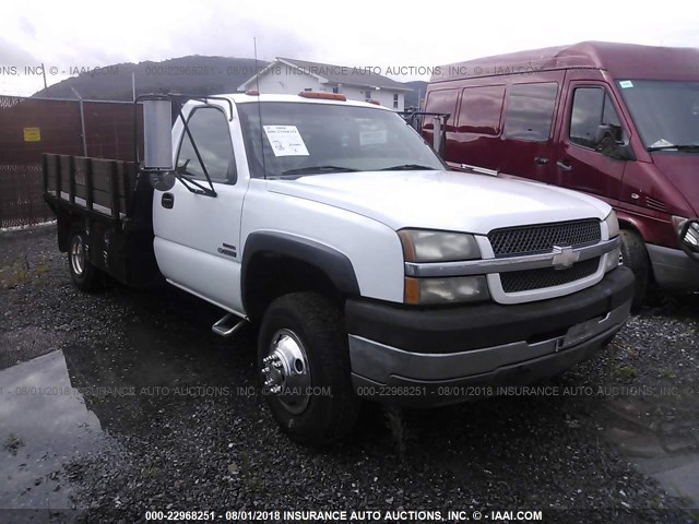 1GBJC34294E374001 - 2004 CHEVROLET SILVERADO C3500 WHITE photo 1