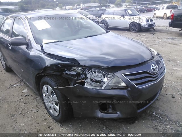 4T1BF3EK7AU042514 - 2010 TOYOTA CAMRY SE/LE/XLE GRAY photo 6