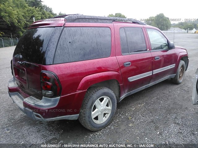 1GNET16S226130915 - 2002 CHEVROLET TRAILBLAZER EXT RED photo 4