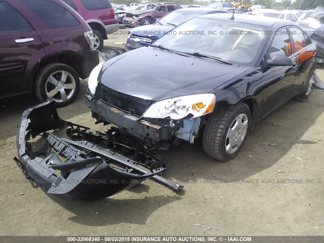 1G2ZF57B584166775 - 2008 PONTIAC G6 VALUE LEADER/BASE BLACK photo 2