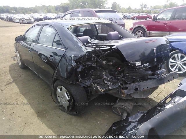 1G2ZF57B584166775 - 2008 PONTIAC G6 VALUE LEADER/BASE BLACK photo 3