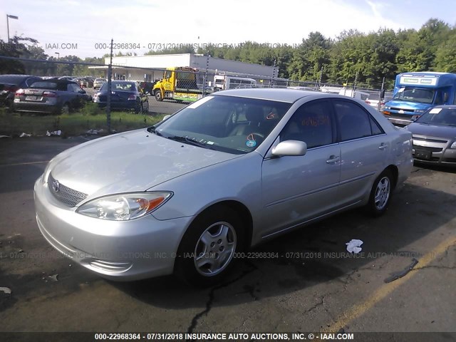 4T1BF32K32U507862 - 2002 TOYOTA CAMRY LE/XLE/SE Gümüş foto 2