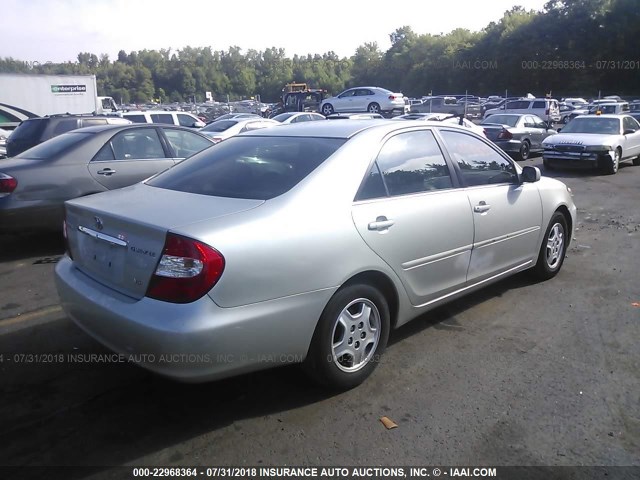 4T1BF32K32U507862 - 2002 TOYOTA CAMRY LE/XLE/SE Gümüş foto 4
