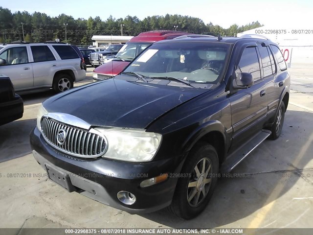 5GADT13S262346383 - 2006 BUICK RAINIER CXL BLACK photo 2