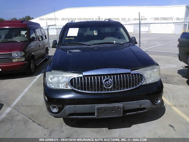 5GADT13S262346383 - 2006 BUICK RAINIER CXL BLACK photo 6