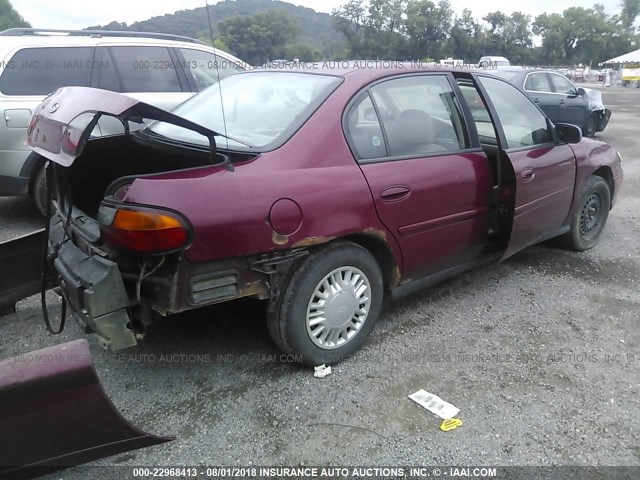 1G1ND52F14M577460 - 2004 CHEVROLET CLASSIC MAROON photo 4