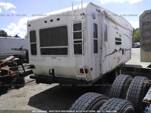 4X4FFLD285D805194 - 2005 FLAGSTAFF 31FT TRAVEL TRAILER  WHITE photo 4