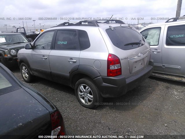 KM8JN12D86U302614 - 2006 HYUNDAI TUCSON GLS/LIMITED 银色 照片 3