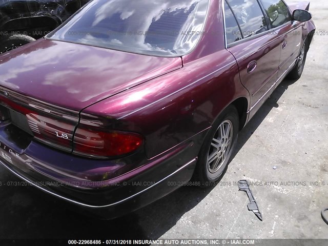 2G4WB55K0Y1299349 - 2000 BUICK REGAL LS MAROON photo 4
