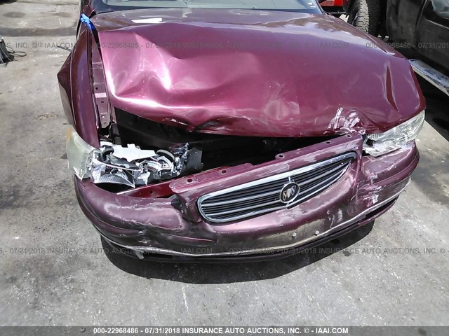 2G4WB55K0Y1299349 - 2000 BUICK REGAL LS MAROON photo 6