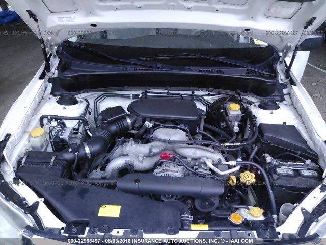 JF2SH6BC2AH792443 - 2010 SUBARU FORESTER XS Ақ фото 10