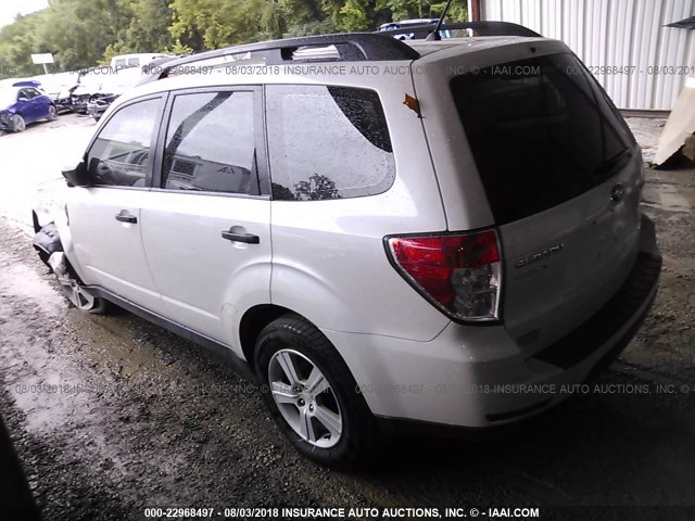 JF2SH6BC2AH792443 - 2010 SUBARU FORESTER XS Ақ фото 3