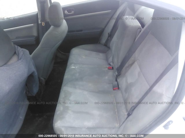 4A32B2FF6BE024414 - 2011 MITSUBISHI GALANT FE WHITE photo 8