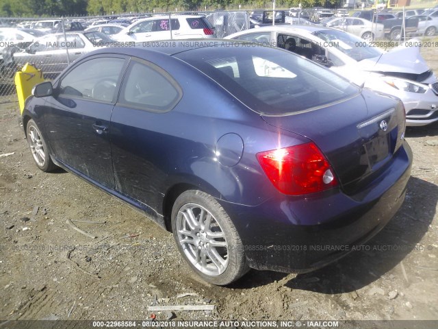 JTKDE177570216134 - 2007 TOYOTA SCION TC 蓝色 照片 3