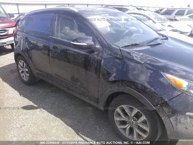 KNDPB3AC1F7787639 - 2015 KIA SPORTAGE LX BLACK photo 6