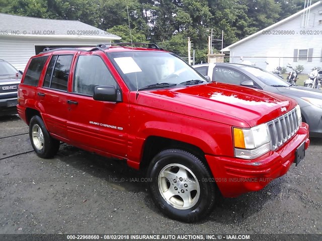 1J4GZ48S5WC290156 - 1998 JEEP GRAND CHEROKEE LAREDO/SPECIAL RED photo 1