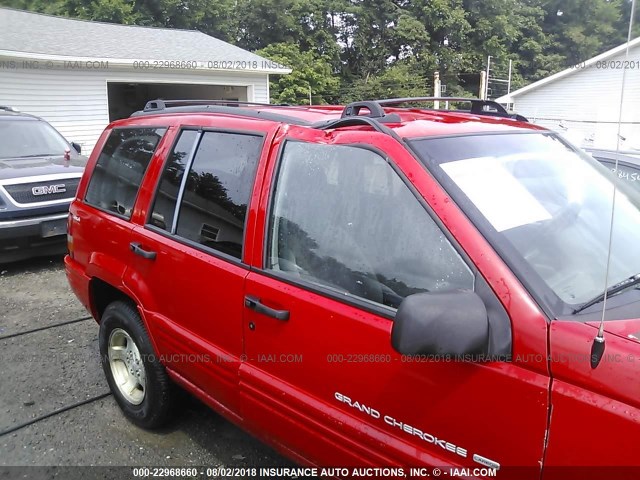 1J4GZ48S5WC290156 - 1998 JEEP GRAND CHEROKEE LAREDO/SPECIAL RED photo 6