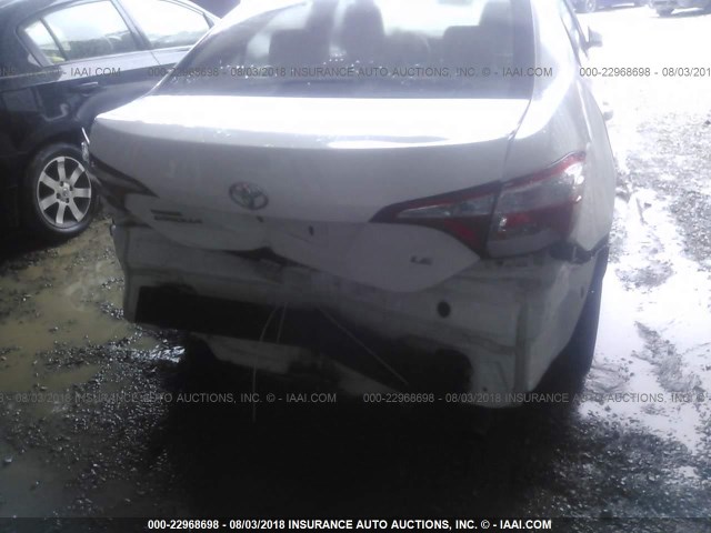2T1BURHE2EC176191 - 2014 TOYOTA COROLLA L/LE/LE PLS/PRM/S/S PLS WHITE photo 6