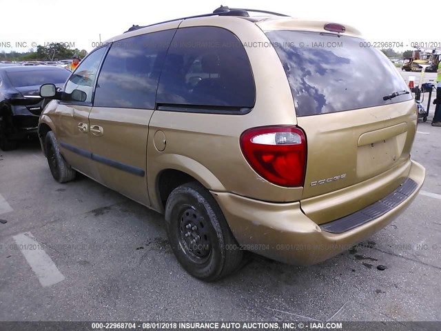 1C4GP45R65B339866 - 2005 CHRYSLER TOWN & COUNTRY  BEIGE photo 3