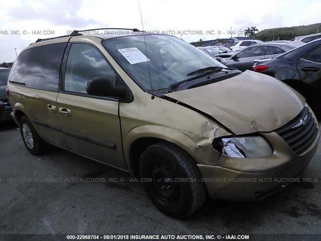 1C4GP45R65B339866 - 2005 CHRYSLER TOWN & COUNTRY  BEIGE photo 6