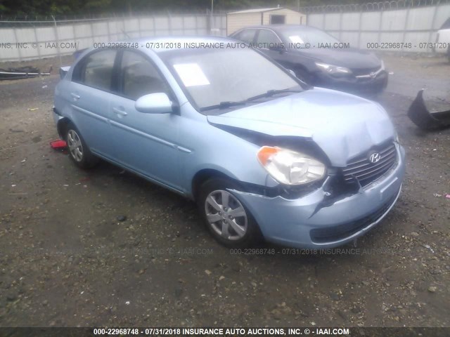 KMHCN46C09U347532 - 2009 HYUNDAI ACCENT GLS BLUE photo 1